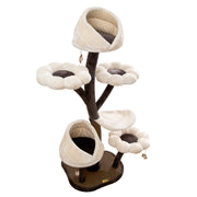 Flower Cat's Nest Platform Grasping Board Integrated Climbing Frame